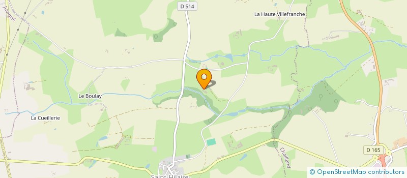 localisation de l'entreprise GENOUEL IMMO  SAINT-HILAIRE-DU-MAINE