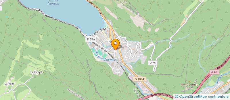 localisation de l'entreprise GENOUX ELECTRICITE à NANTUA