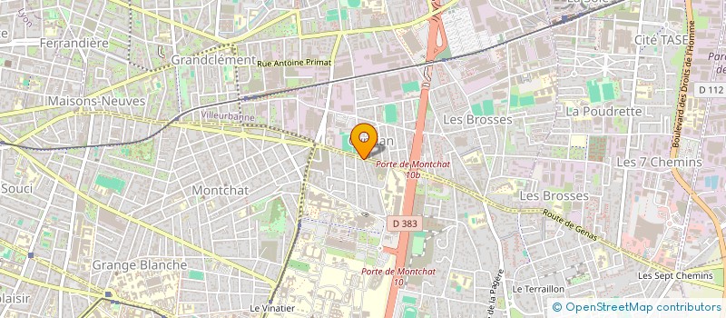 localisation de l'entreprise GENOVA à BRON