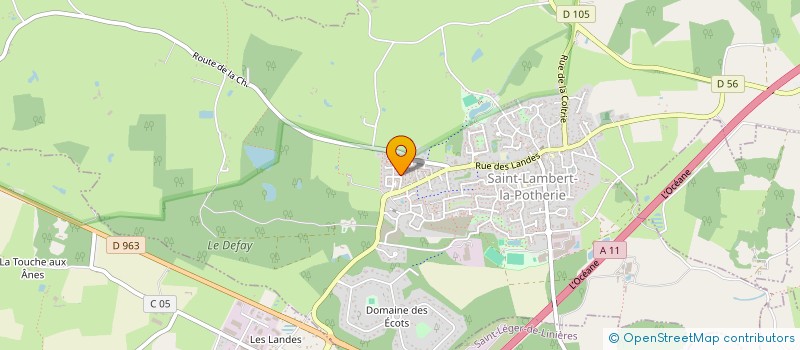 localisation de l'entreprise GENOVA à SAINT-LEGER-DE-LINIERES