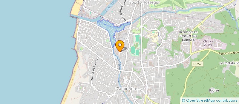 localisation de l'entreprise GENOVEFA  CAPBRETON