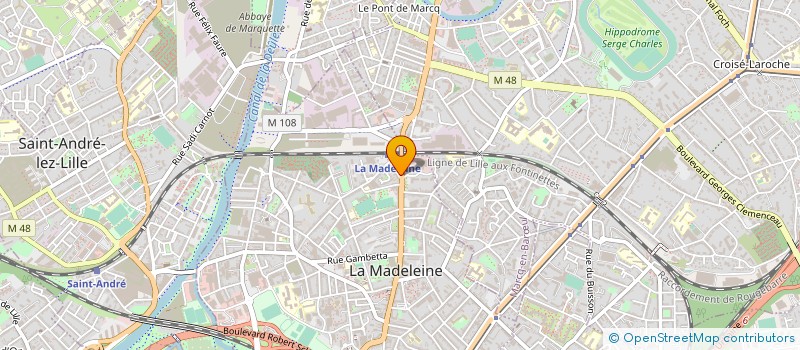 localisation de l'entreprise GENOVESE à LA MADELEINE