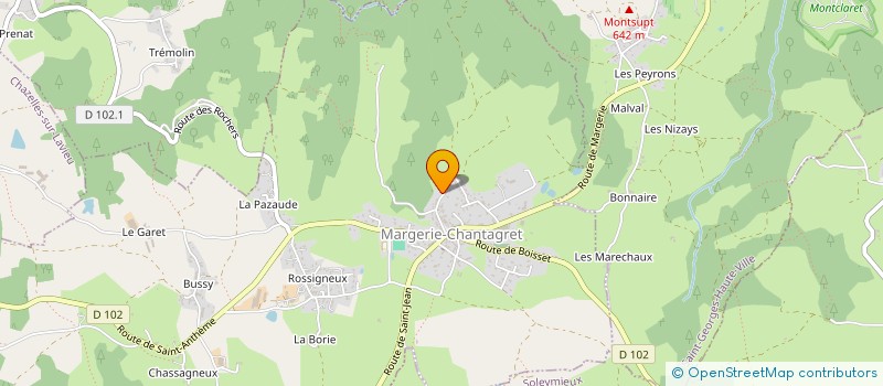 localisation de l'entreprise GENOVESE ESPACES VERTS  PONCINS