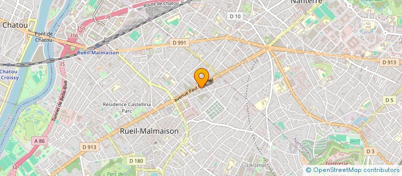 localisation de l'entreprise GENOX PARTNERS  PARIS