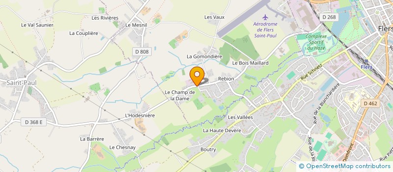 localisation de l'entreprise GENPONTI  SAINT-ANDRE-DE-L'EPINE