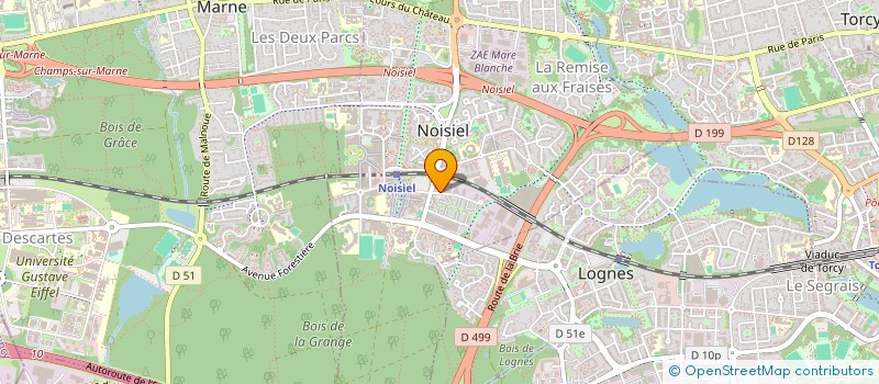 localisation de l'entreprise GENRALE IMPORT EXPORT ET DISTRIBUTION  NOISIEL