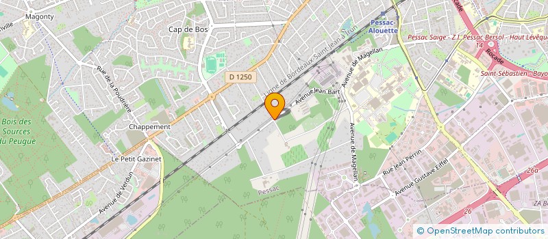 localisation de l'entreprise GENRE EN GERM à PESSAC