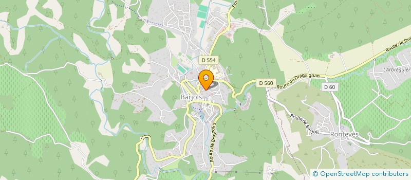 localisation de l'entreprise GENS ARTISANAT PRODUCTEURS ET ELEVEURS à PONTEVES