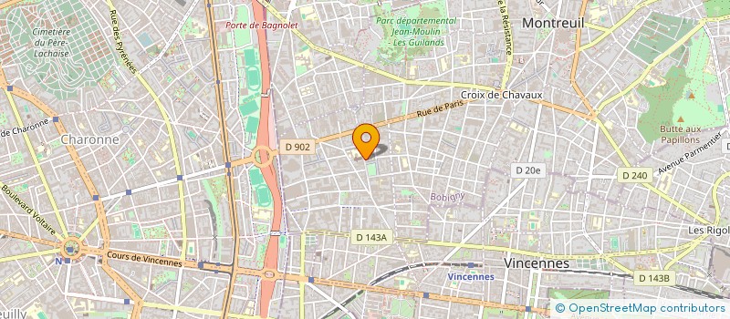 localisation de l'entreprise GENS BONS EPATES à MONTREUIL