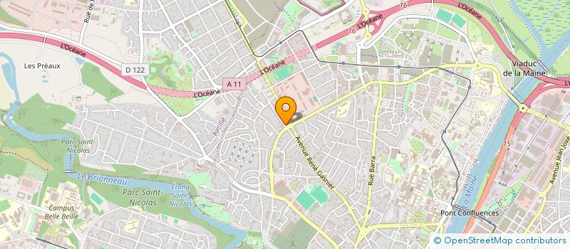 localisation de l'entreprise GENS D'HIER ET D'AUJOURD'HUI EN OUTRE MAINE à ANGERS