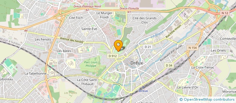 localisation de l'entreprise GENS DE FRANCE à DREUX