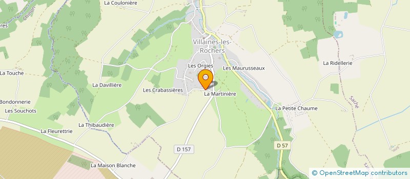 localisation de l'entreprise GENS DE LA LUNE  VILLAINES-LES-ROCHERS