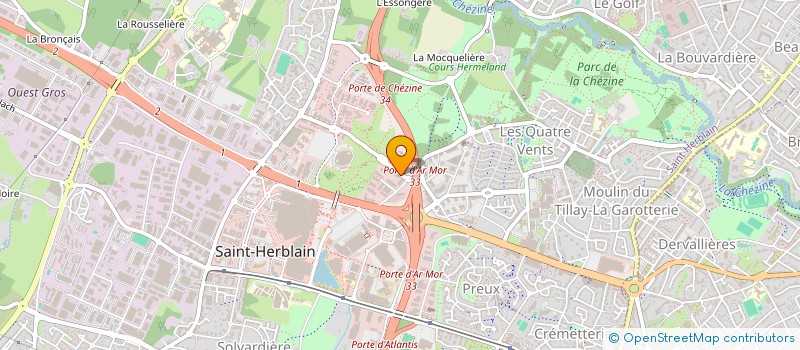 localisation de l'entreprise GENSENSOR à NANTES