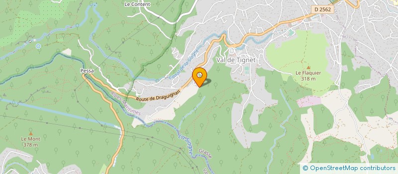 localisation de l'entreprise GENSI à LE TIGNET