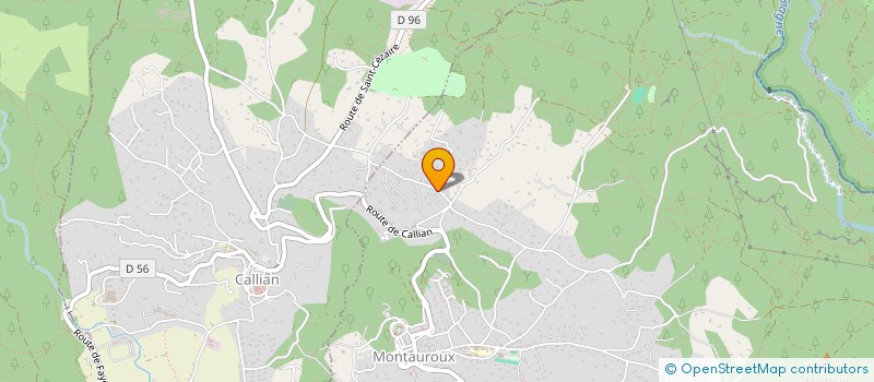 localisation de l'entreprise GENTECH  MONTAUROUX