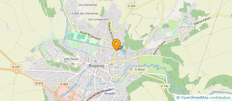 localisation de l'entreprise GENTES COMITIS - PROVINS 1152-1284  VILLENAUXE-LA-GRANDE