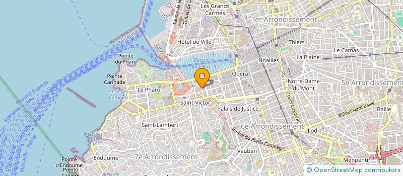 localisation de l'entreprise GENTET INDIVISION  MARSEILLE