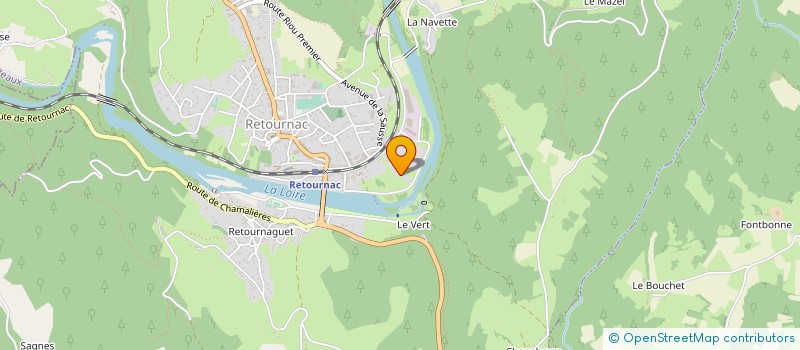 localisation de l'entreprise GENTIAL REMI  RETOURNAC