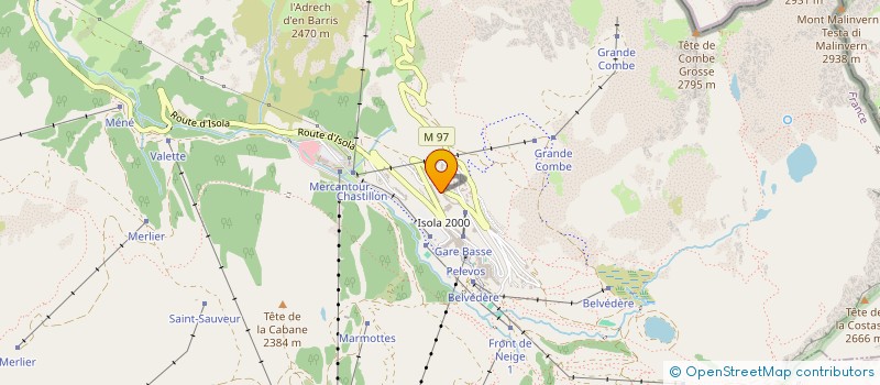 localisation de l'entreprise GENTIANES  ISOLA