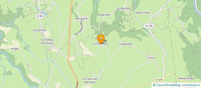 localisation de l'entreprise GENTIANES à LE VIGEAN