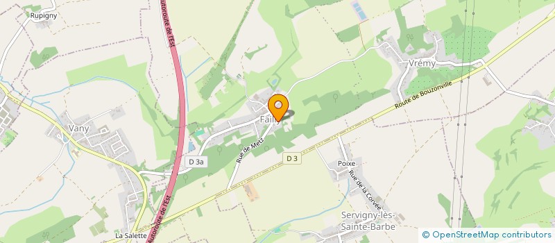 localisation de l'entreprise GENTIL  FAILLY