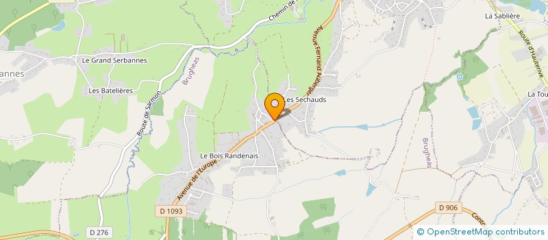 localisation de l'entreprise GENTIL ANTOINE  BRUGHEAS