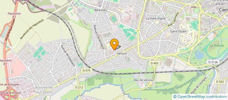 localisation de l'entreprise GENTIL CIE à CAEN