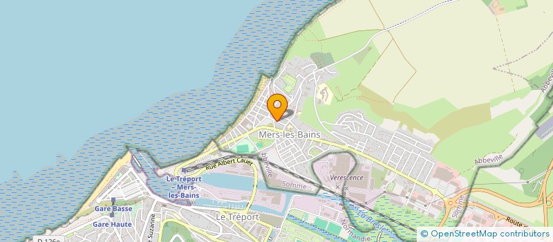 localisation de l'entreprise GENTIL-SIBILLE LMNP  MERS-LES-BAINS