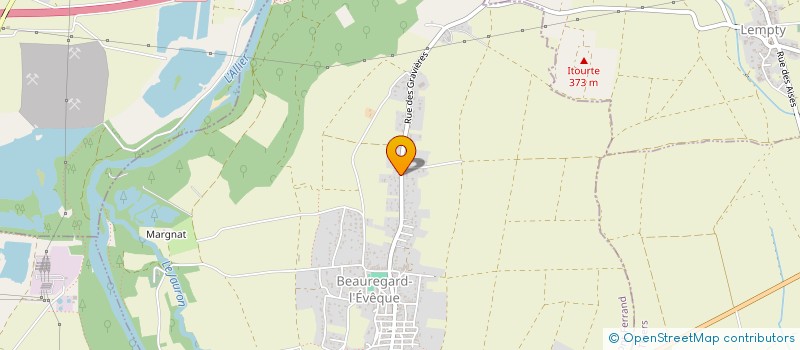 localisation de l'entreprise GENTILE FRERES  BEAUREGARD-L'EVEQUE