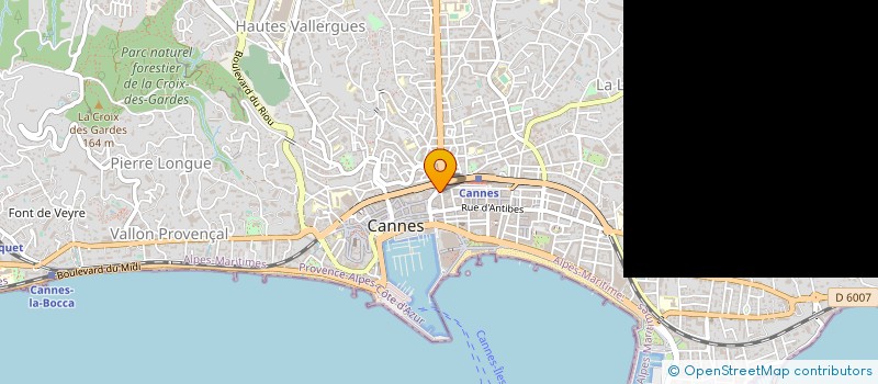 localisation de l'entreprise GENTILHOMME à CANNES