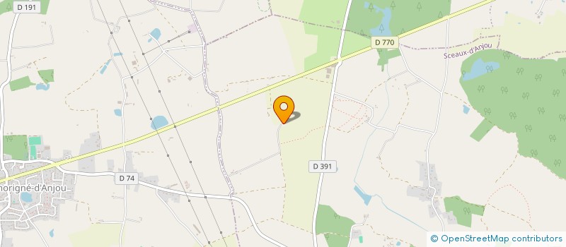 localisation de l'entreprise GENTILHOMME BUSINESS  SCEAUX-D'ANJOU