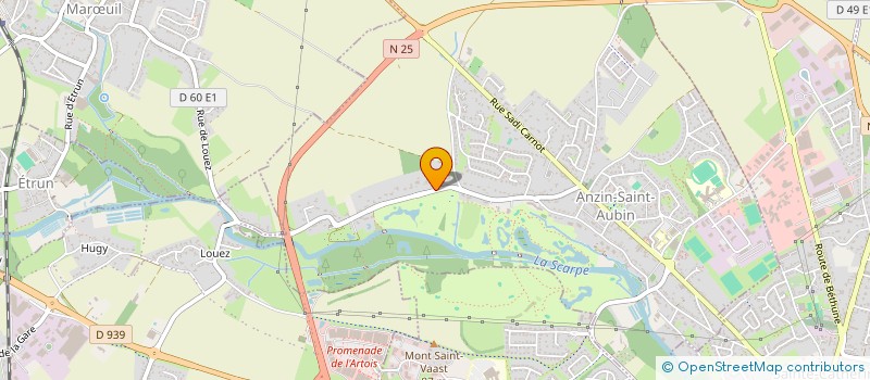 localisation de l'entreprise GENTILID  ANZIN-SAINT-AUBIN