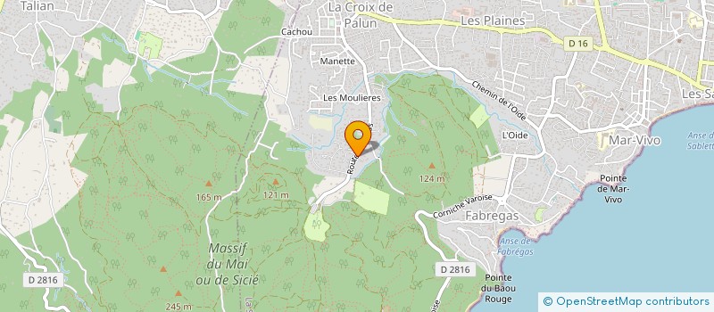 localisation de l'entreprise GENTILINI INVEST à LA SEYNE-SUR-MER