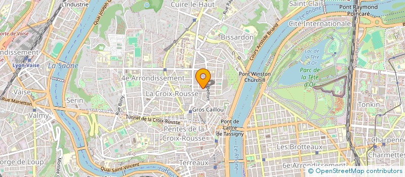 localisation de l'entreprise GENTILLON MAITRISE D'OEUVRE à LYON