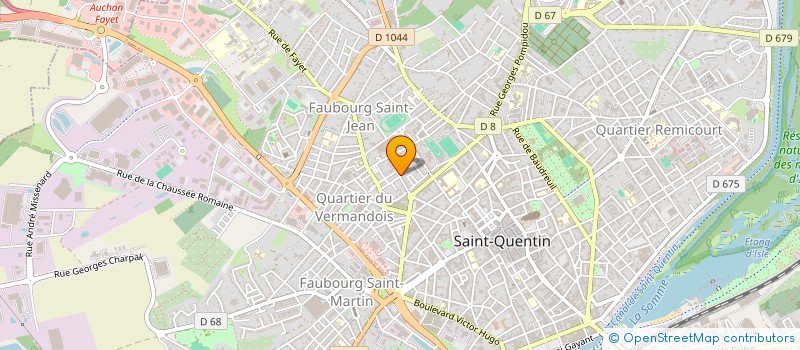 localisation de l'entreprise GENTILLY LOUIS  SAINT-QUENTIN