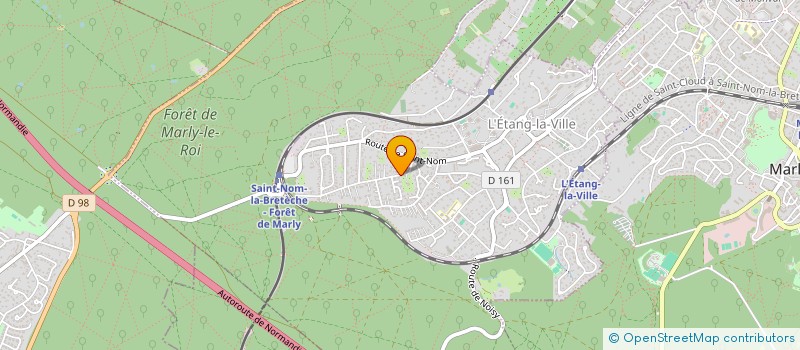 localisation de l'entreprise GENTILLY PASTEUR  L'ETANG-LA-VILLE