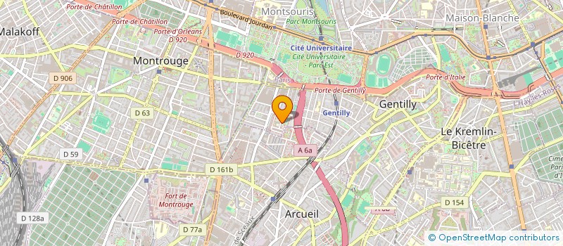 localisation de l'entreprise GENTILLY VOLLEY  CLUB à GENTILLY