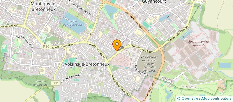 localisation de l'entreprise GENTILS COQUELICOTS à VOISINS-LE-BRETONNEUX