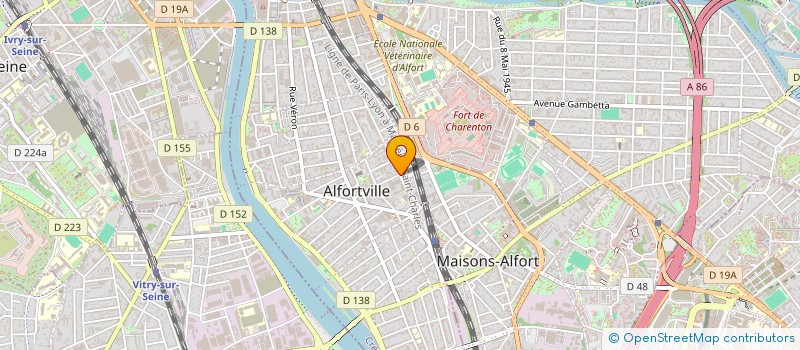 localisation de l'entreprise GENTLE BAT à ALFORTVILLE