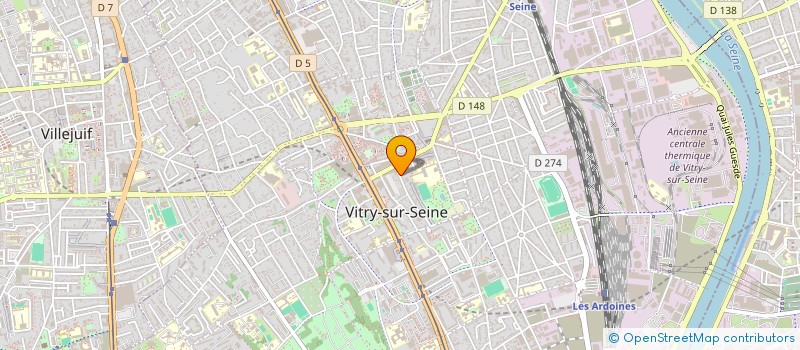 localisation de l'entreprise GENTLE CARE & CIE à VITRY-SUR-SEINE