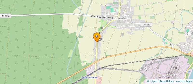 localisation de l'entreprise GENTLE MAADI  BANTZENHEIM