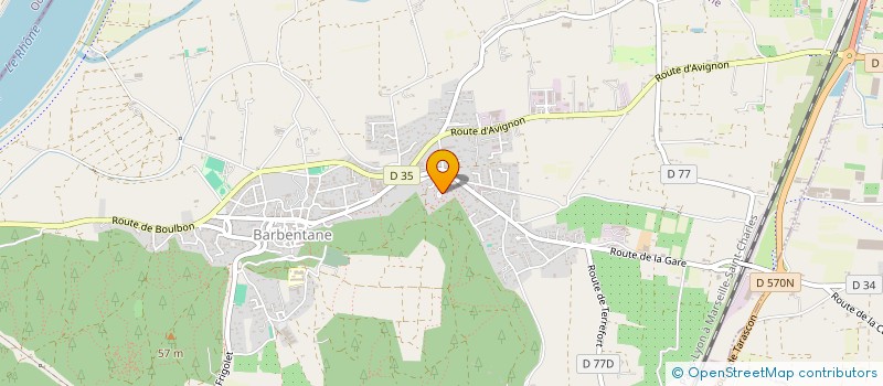 localisation de l'entreprise GENTLE PATTE  BARBENTANE