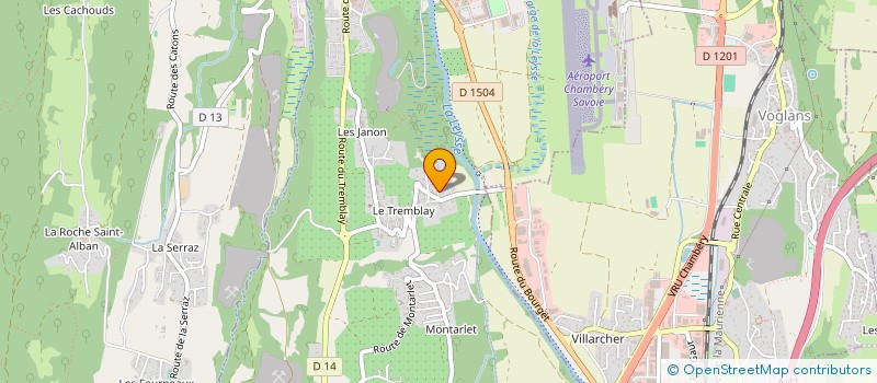 localisation de l'entreprise GENTLEAN 156  LA MOTTE-SERVOLEX