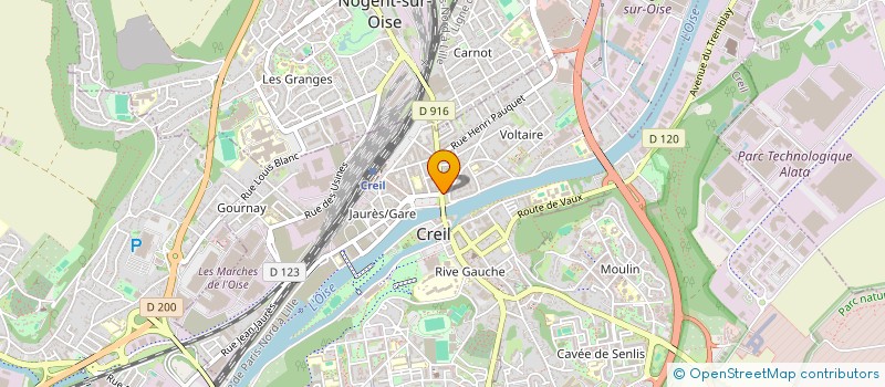 localisation de l'entreprise GENTLEMAN BARBER  CREIL