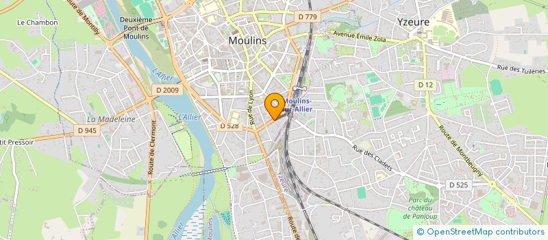 localisation de l'entreprise GENTLEMAN DRIVER SERVICE  GANNAT