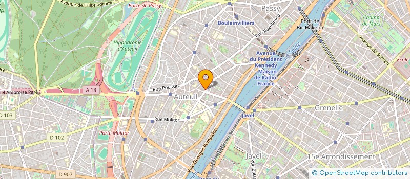 localisation de l'entreprise GENTLEMAN EXCELLENCE  PARIS