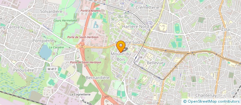 localisation de l'entreprise GENTLEMAN EXPORT ETHIQUE SERVIC INTERNAT à SAINT-HERBLAIN