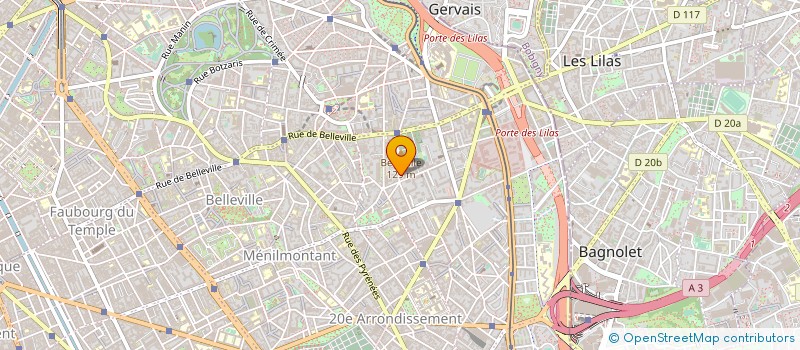 localisation de l'entreprise GENTLEMAN TRANSPORT INTERNATIONAL à PARIS