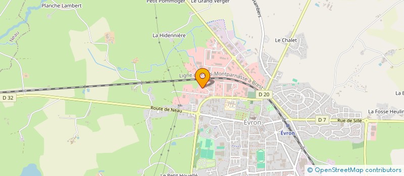 localisation de l'entreprise GENTLEMEN EMPIRE  EVRON