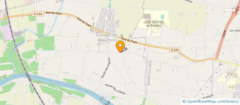 localisation de l'entreprise GENTON à GRANGES-LES-BEAUMONT